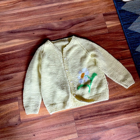 Vintage Holly Hobby Handknit Cardigan Sweater - Picture 3 of 5